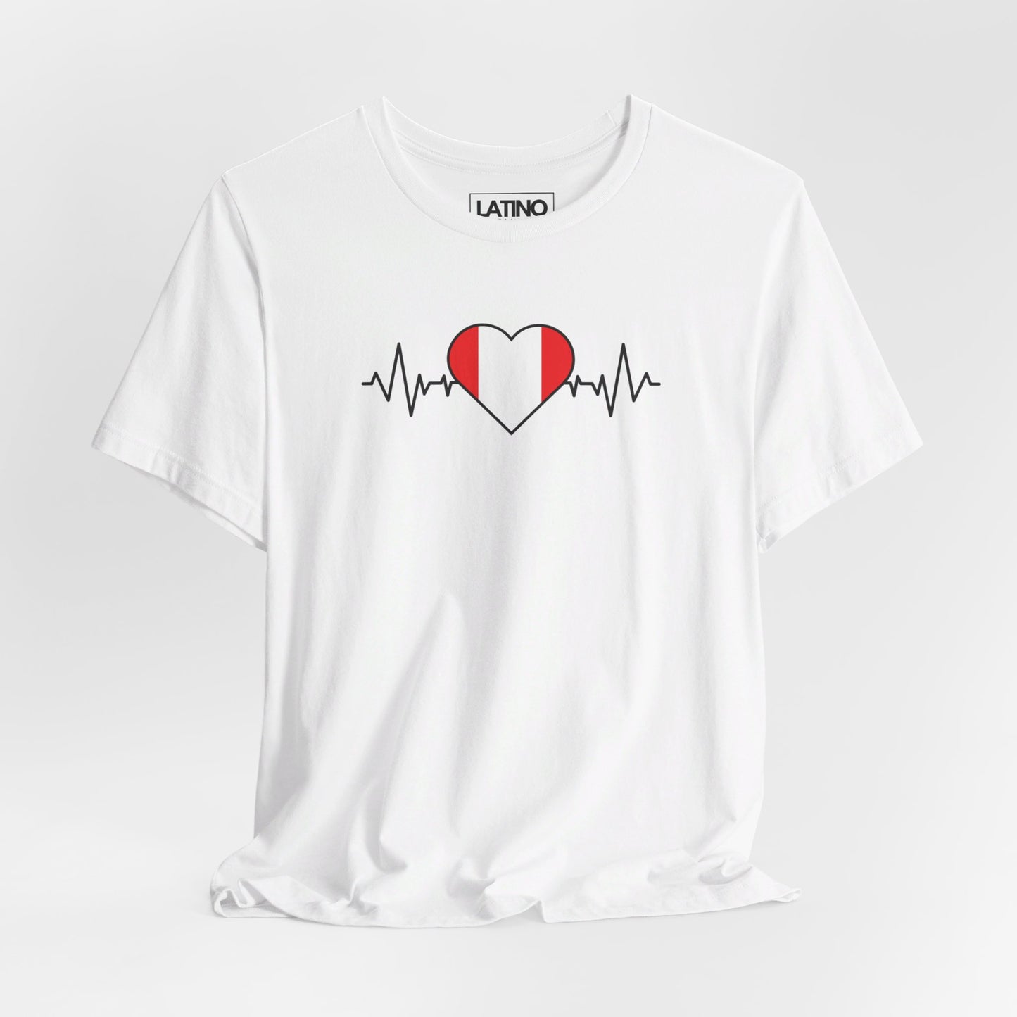 Peru Flag with Life-Line T-Shirt