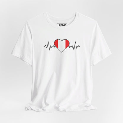 Peru Flag with Life-Line T-Shirt