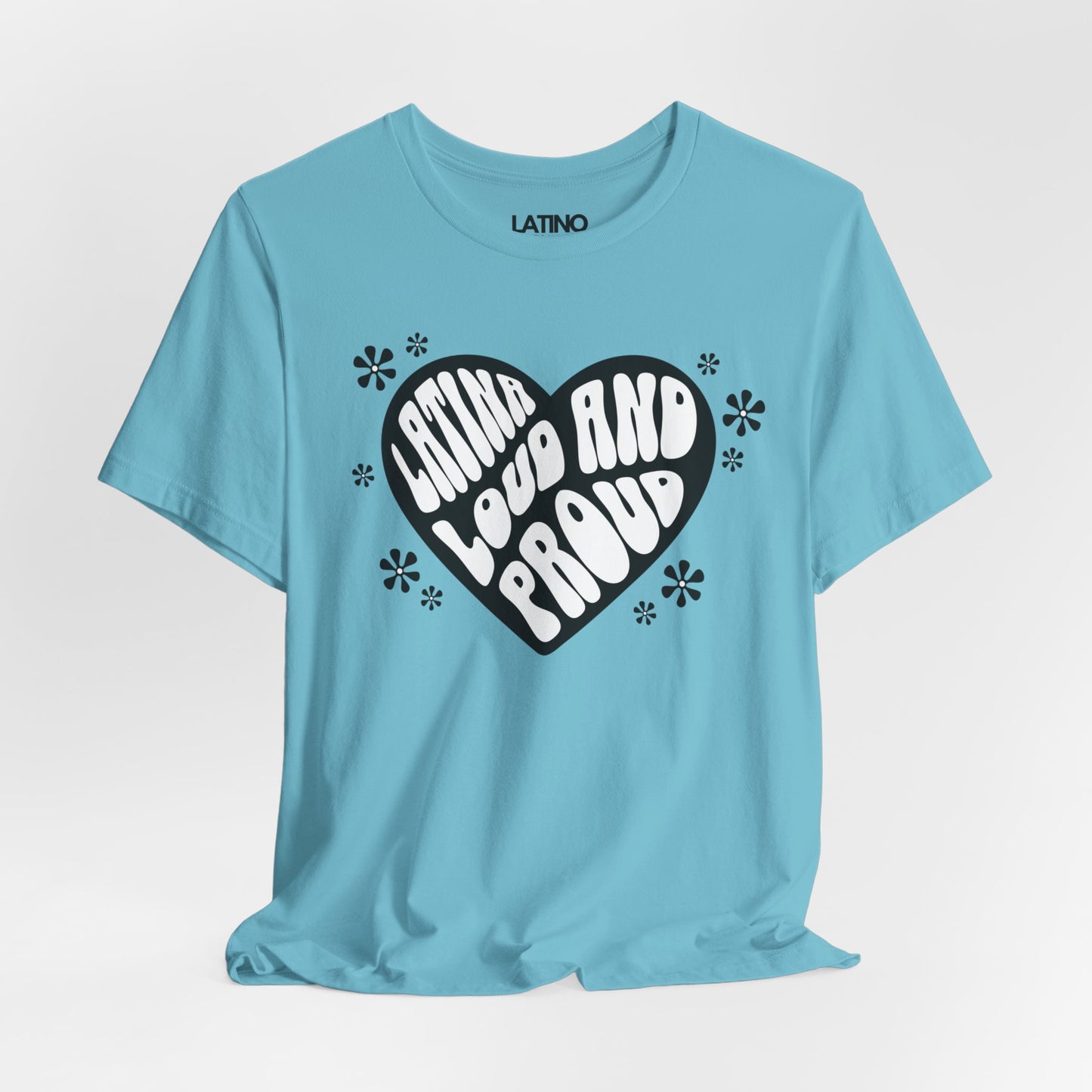 "Latina Loud and Proud" Retro Heart T-Shirt