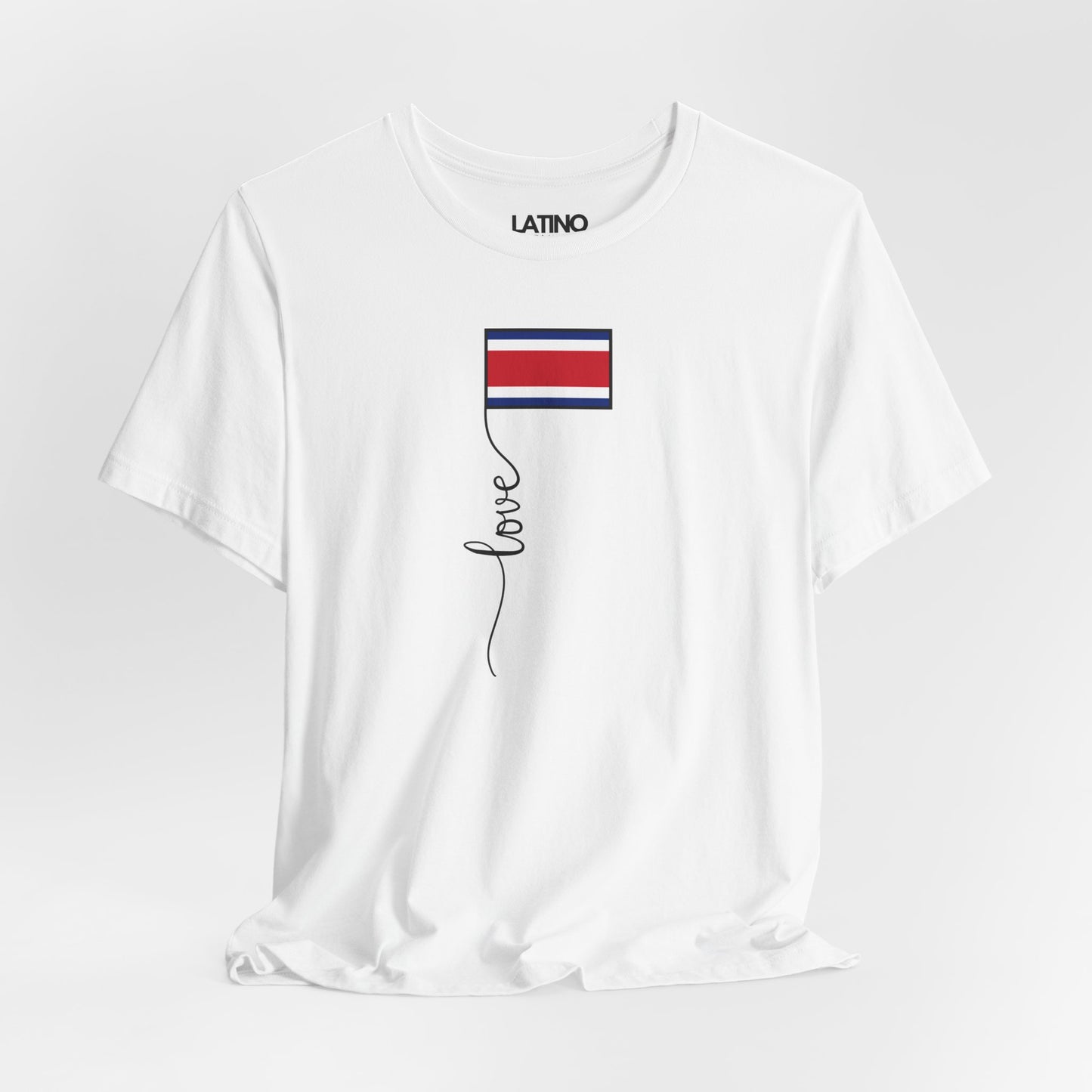 "Costa Rica Flag Love Script" T-Shirt