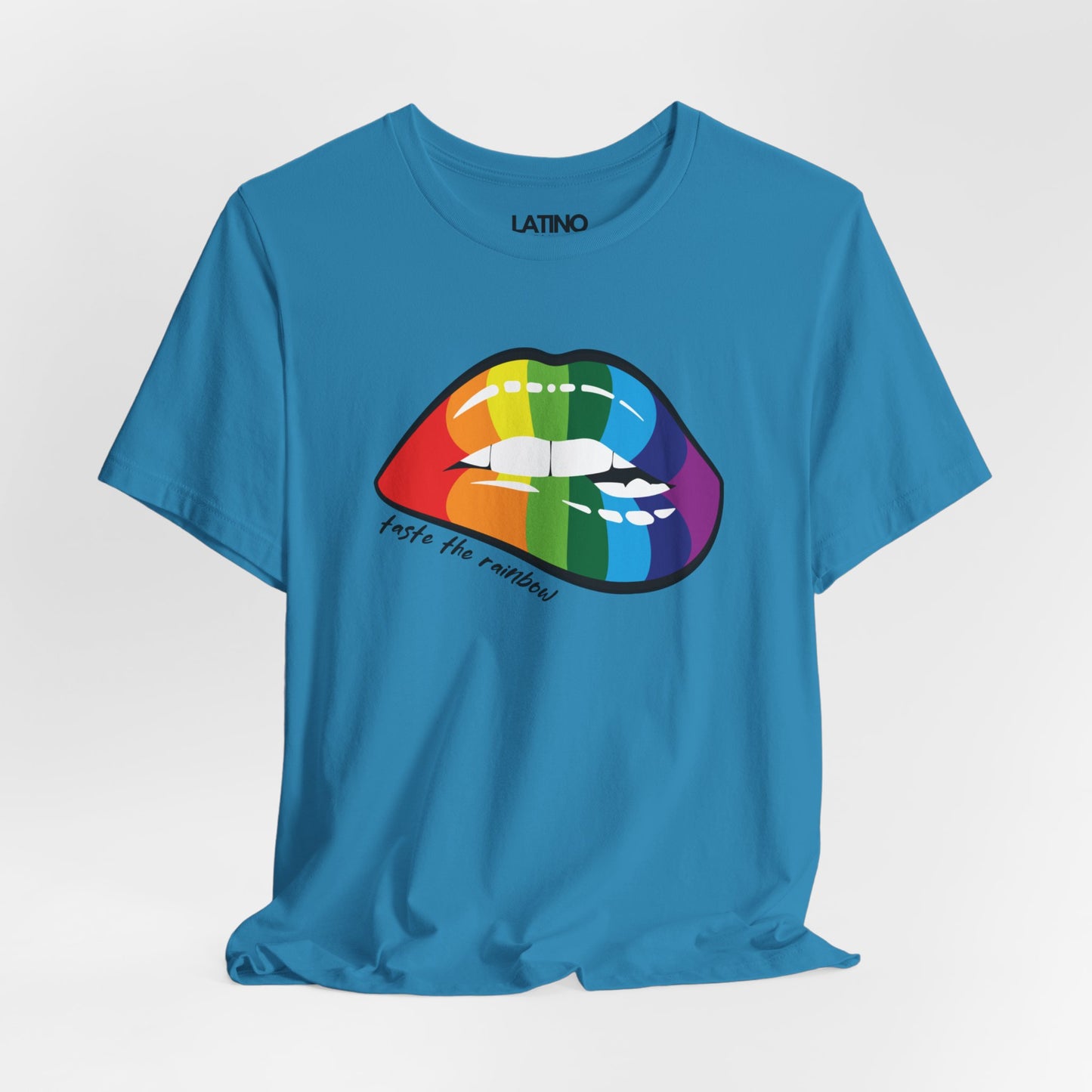 Taste the Rainbow Lips Gay Pride T-Shirt