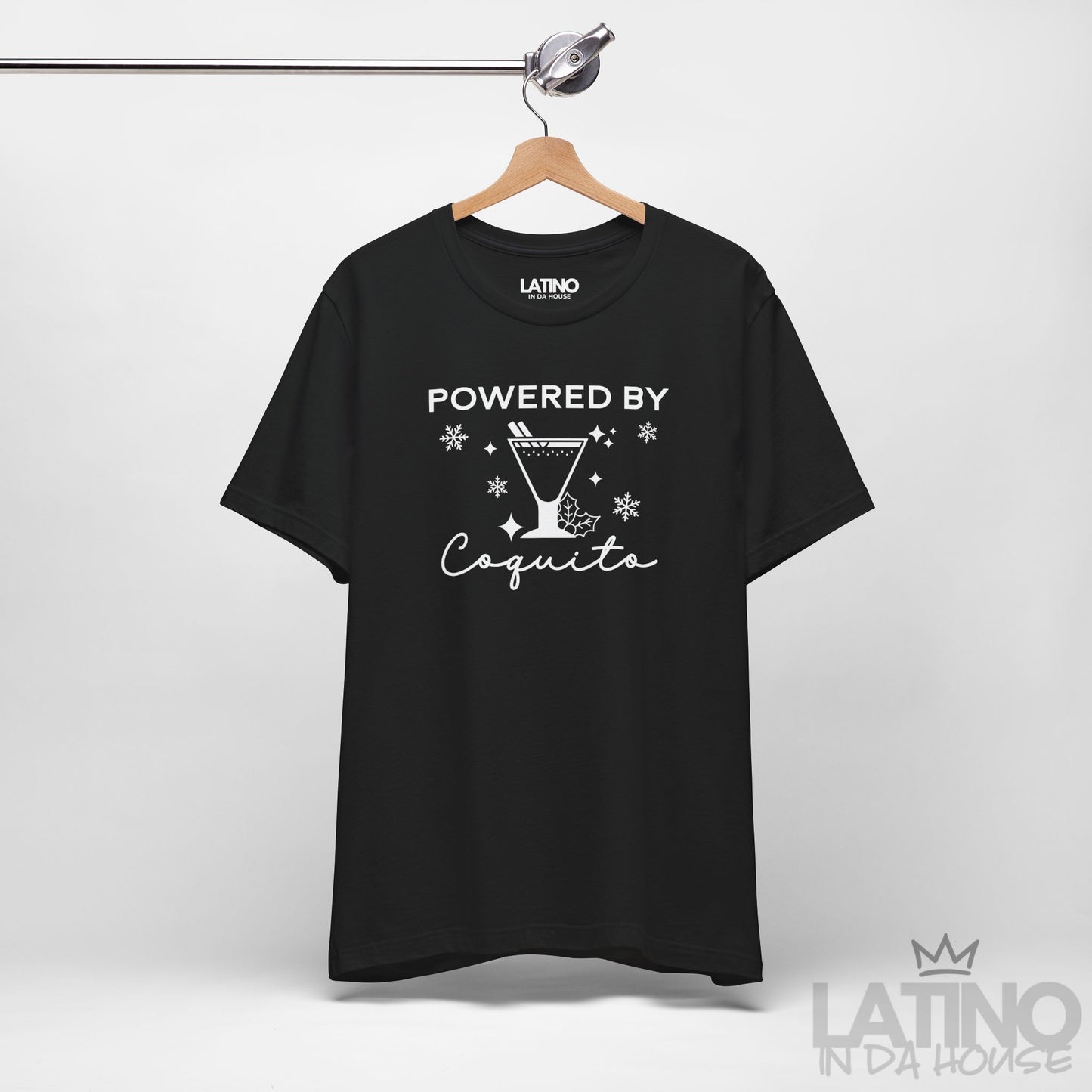 "Powered by Coquito" T-Shirt | Coquito Tee