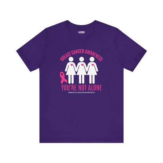 "You're Not Alone" Breast Cancer Awareness T-Shirt