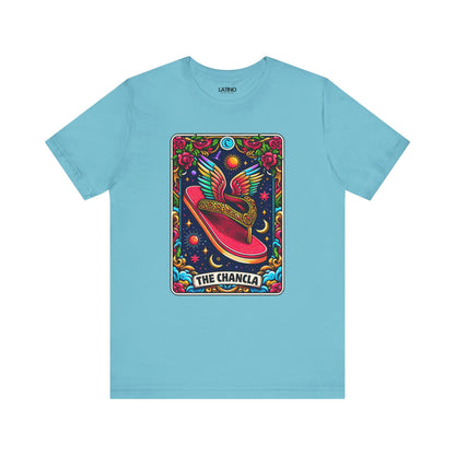 "The Chancla Tarot Card" T-Shirt