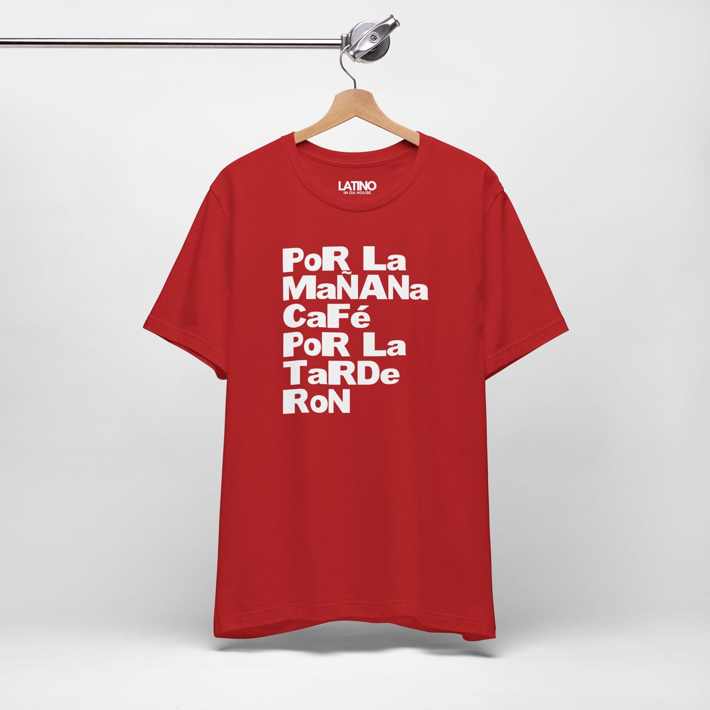 "Por la Mañana Café, Tarde Ron" T-Shirt