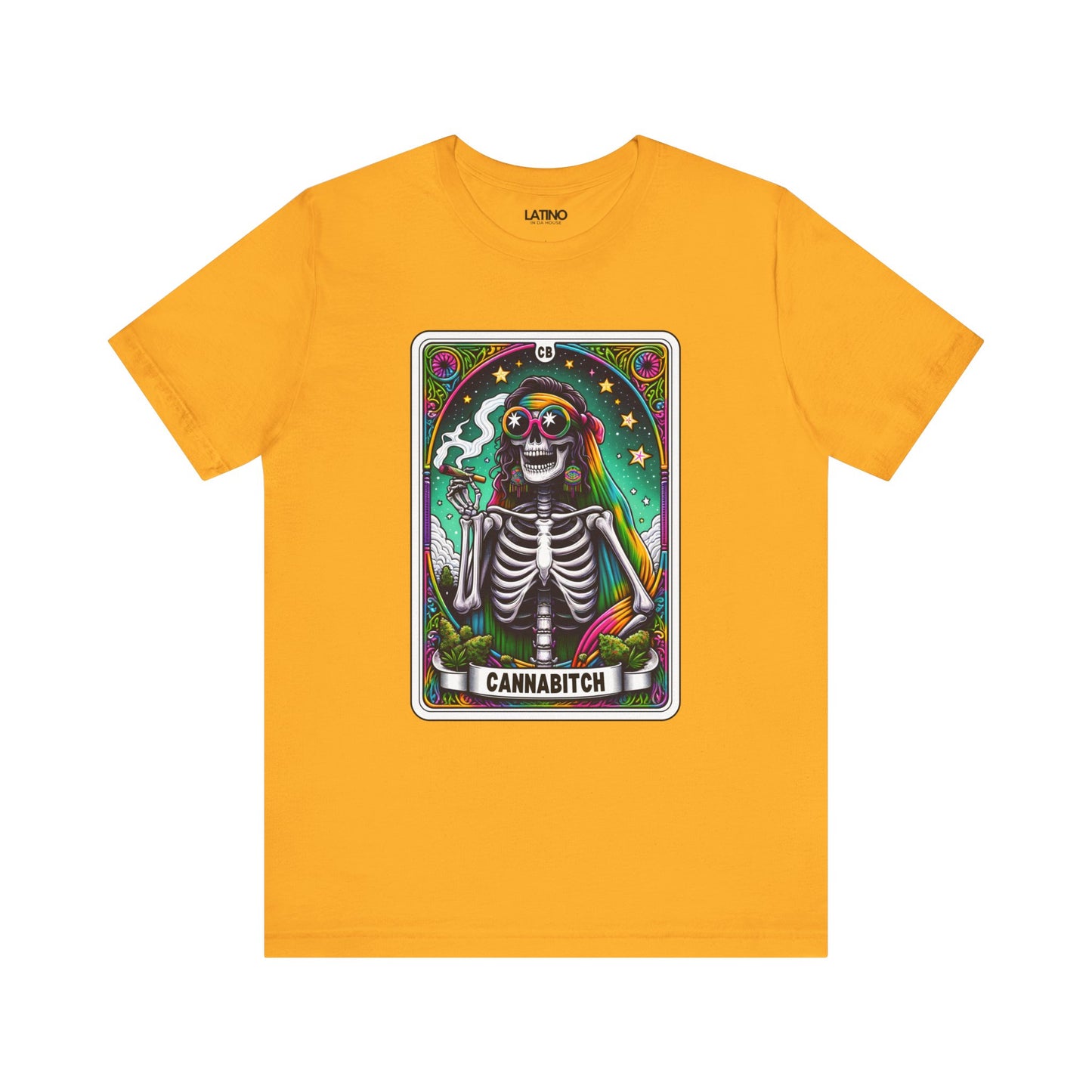 "Cannabitch Tarot Card" T-Shirt