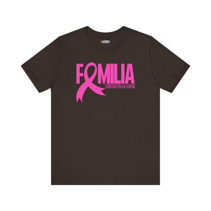 "Familia Contigo en la Lucha" Breast Cancer Awareness T-Shirt