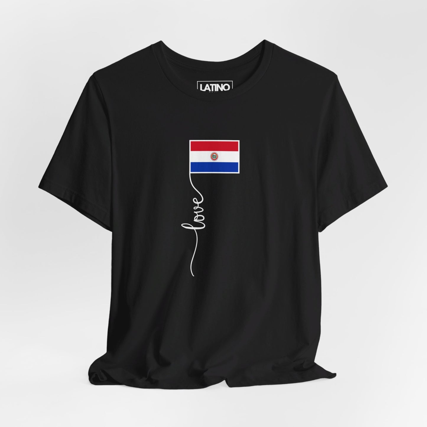 Paraguay Flag Love Script T-Shirt