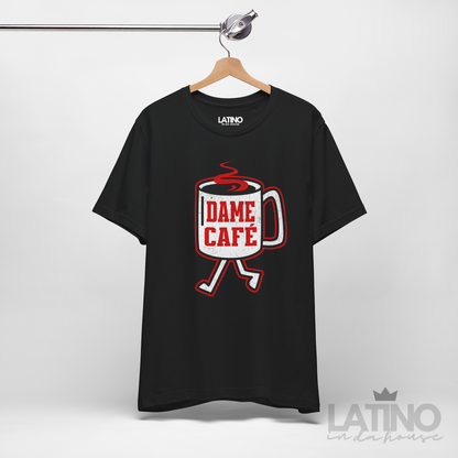 “Dame Café Distress” T-Shirt | Dame Café Tee