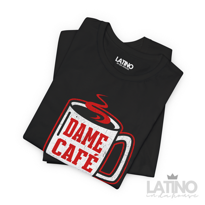 “Dame Café Distress” T-Shirt | Dame Café Tee