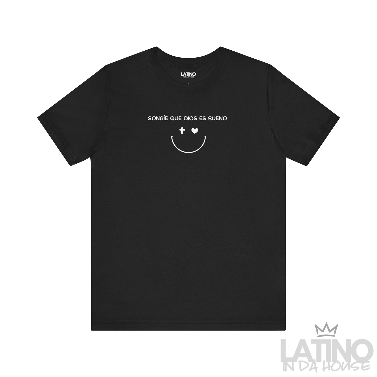 “Sonríe Dios Es Bueno” T-Shirt | Faith Tee