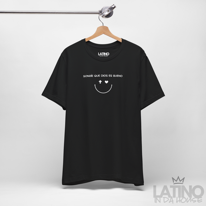 “Sonríe Dios Es Bueno” T-Shirt | Faith Tee