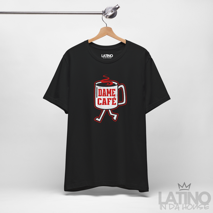 “Dame Café Distress” T-Shirt | Dame Café Tee