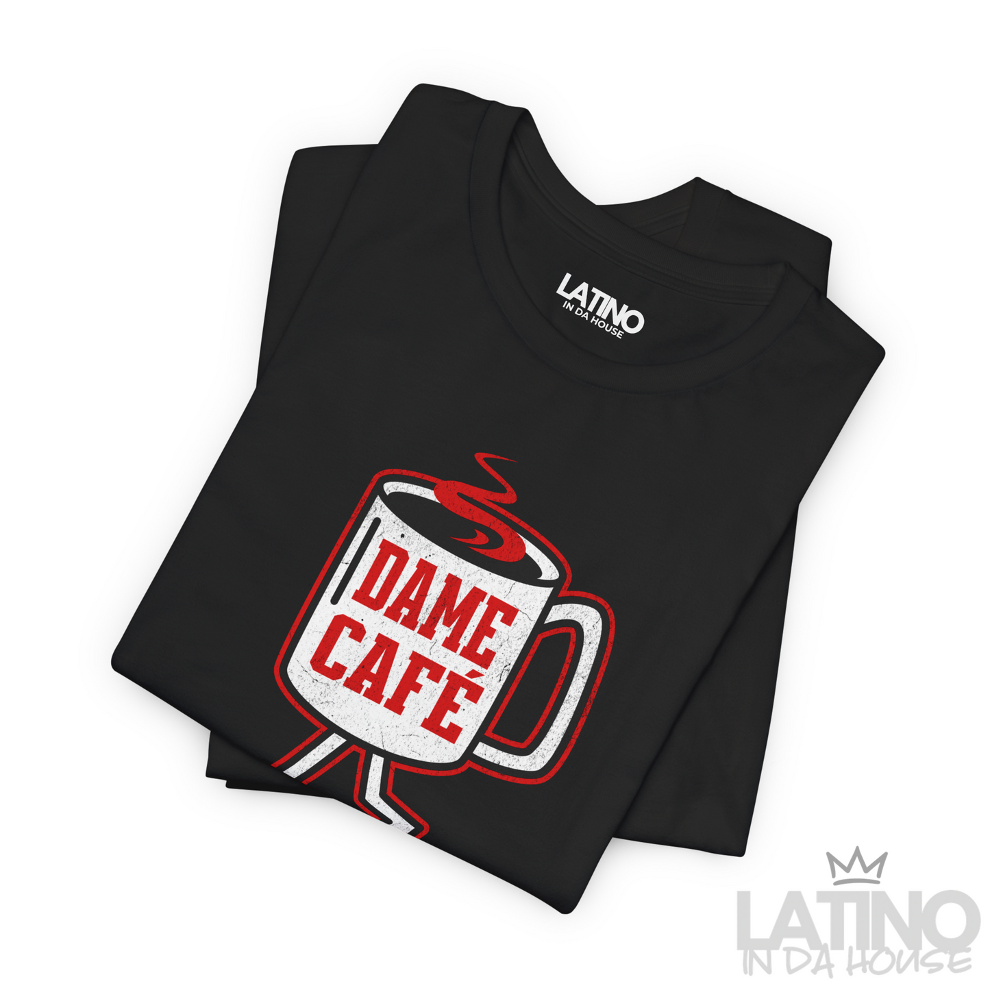 “Dame Café Distress” T-Shirt | Dame Café Tee