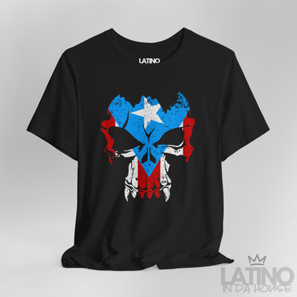“Puerto Rican Skull” T-Shirt | Punisher Tee