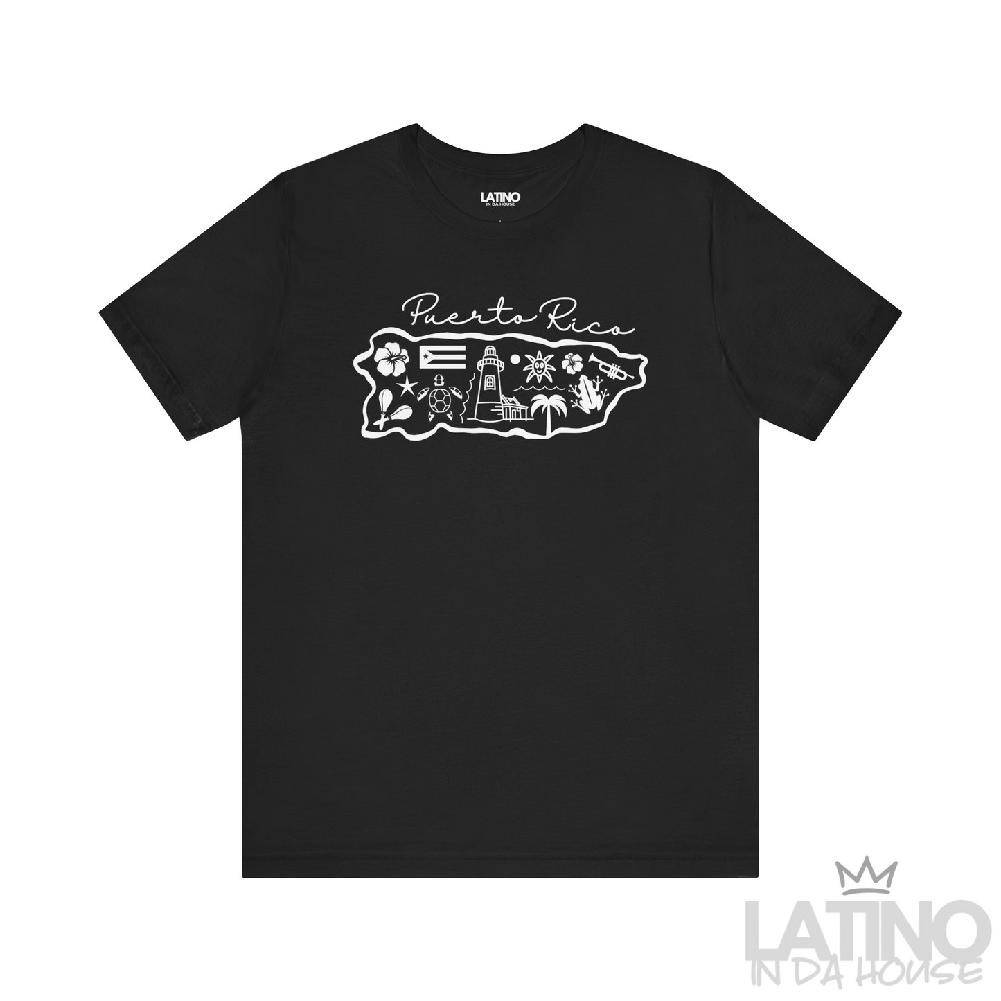 “Puerto Rico” Map T-Shirt | Boricua Tee