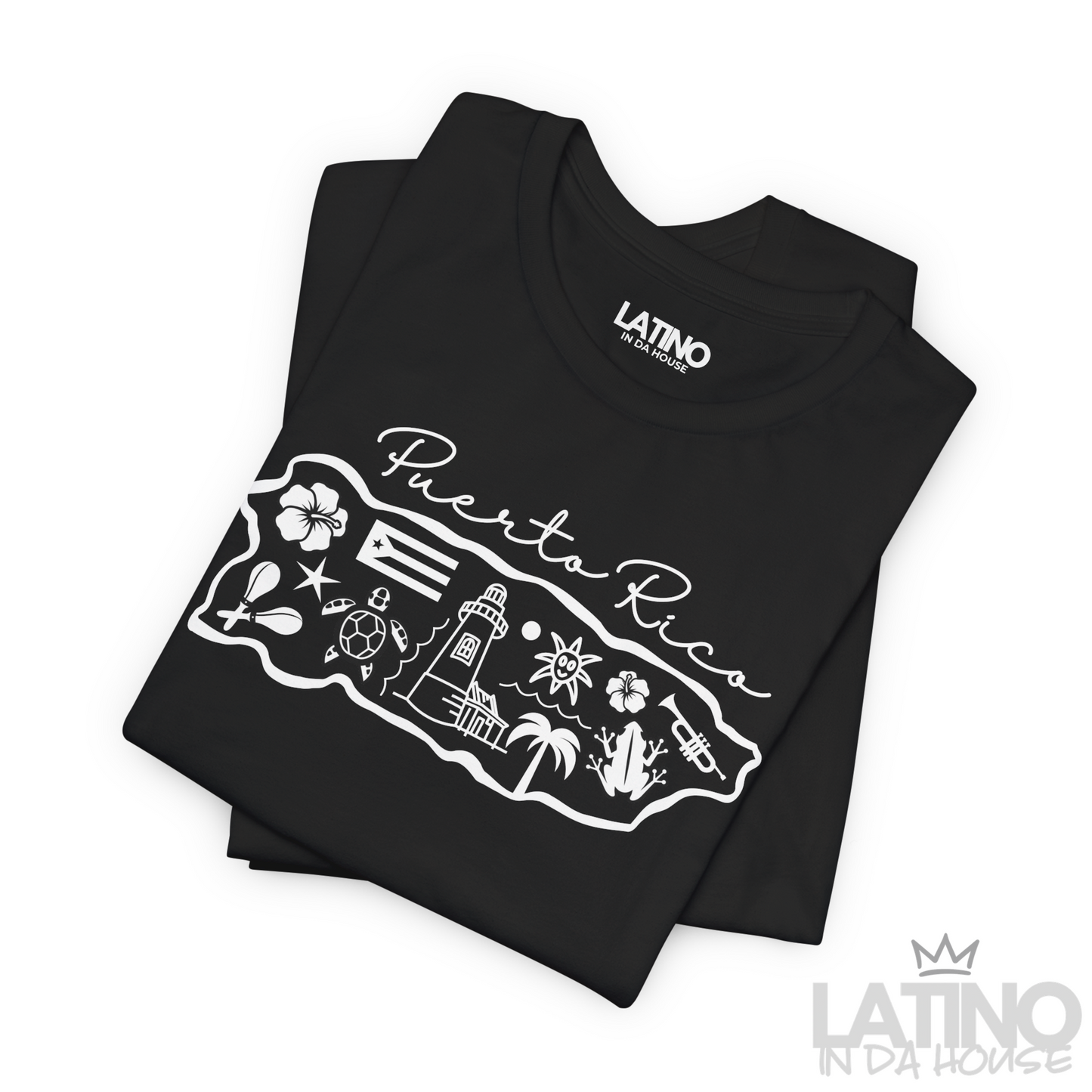 “Puerto Rico” Map T-Shirt | Boricua Tee