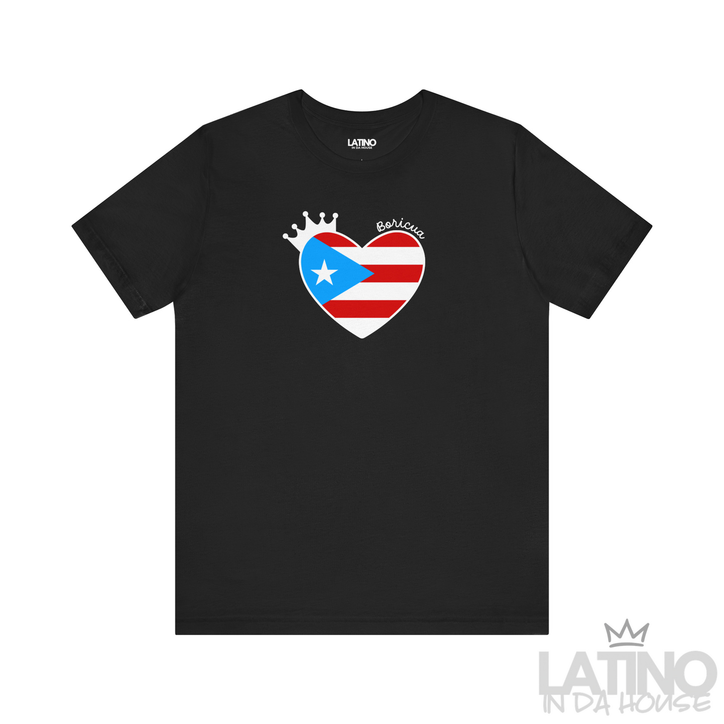 “BORICUA” HEART CROWN T-SHIRT