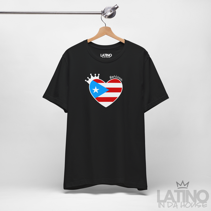 “BORICUA” HEART CROWN T-SHIRT