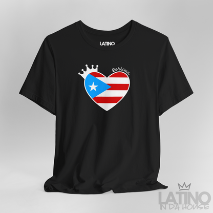 “BORICUA” HEART CROWN T-SHIRT