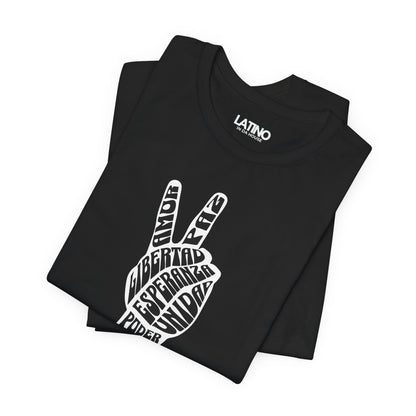 “Poder Latino” Peace Hand T-Shirt | Unity