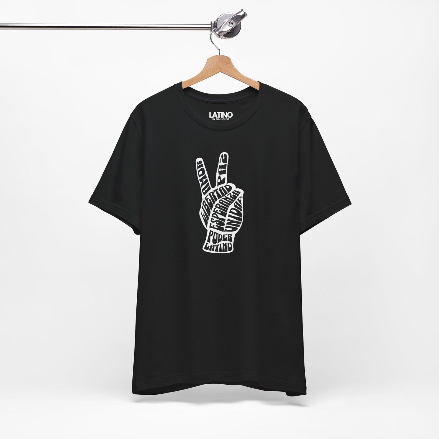 “Poder Latino” Peace Hand T-Shirt | Unity