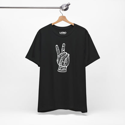 “Poder Latino” Peace Hand T-Shirt | Unity