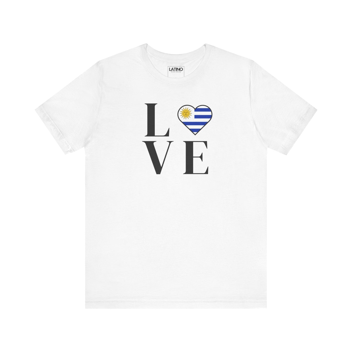 “LOVE” Heart Uruguay Flag T-Shirt