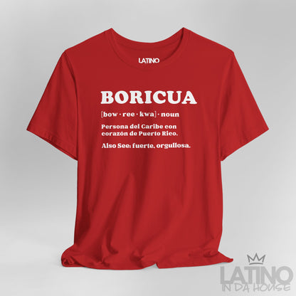 BORICUA Definition T-Shirt | Boricua Tee