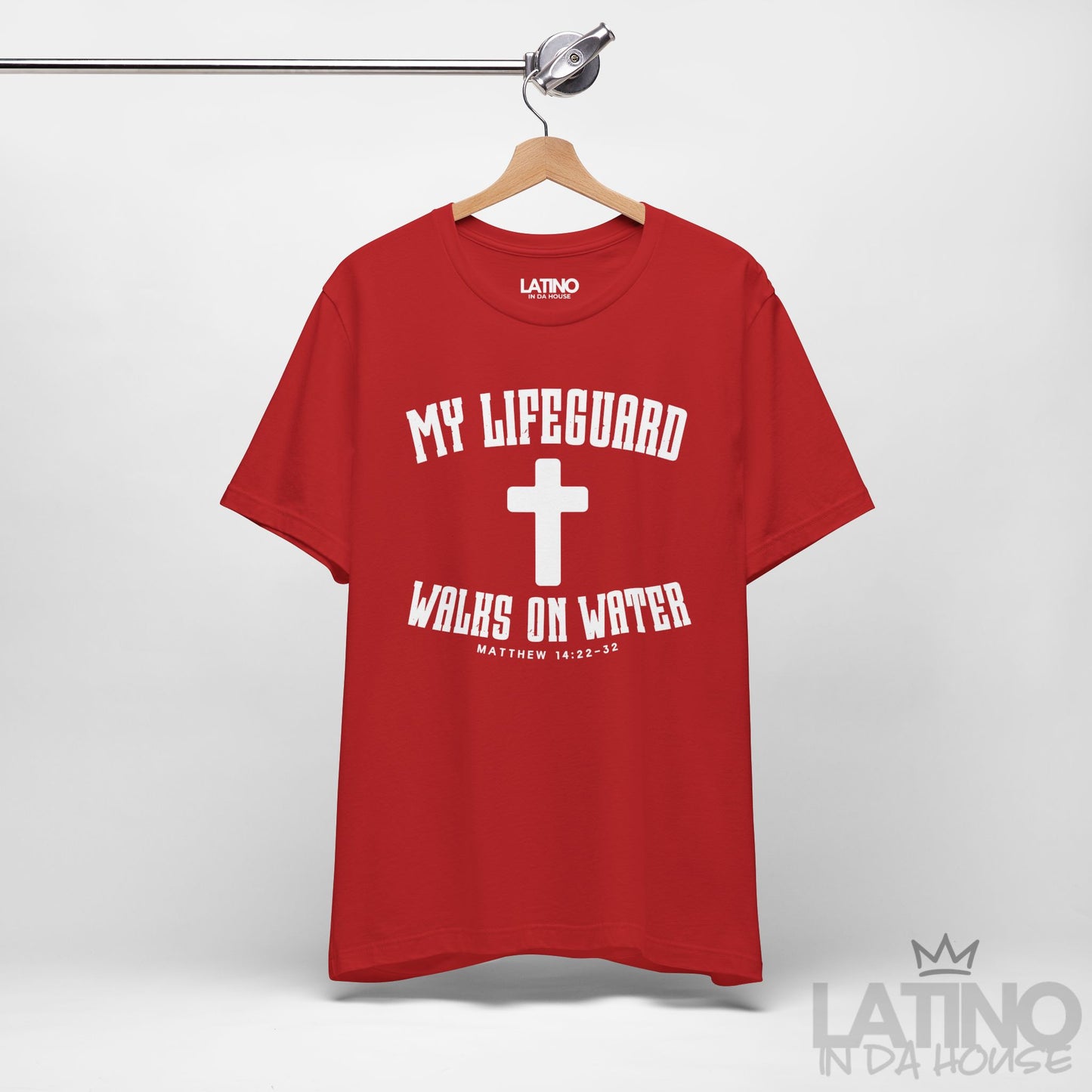 “My Lifeguard Walks on Water” Faith T-Shirt