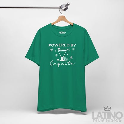 "Powered by Coquito" T-Shirt | Coquito Tee
