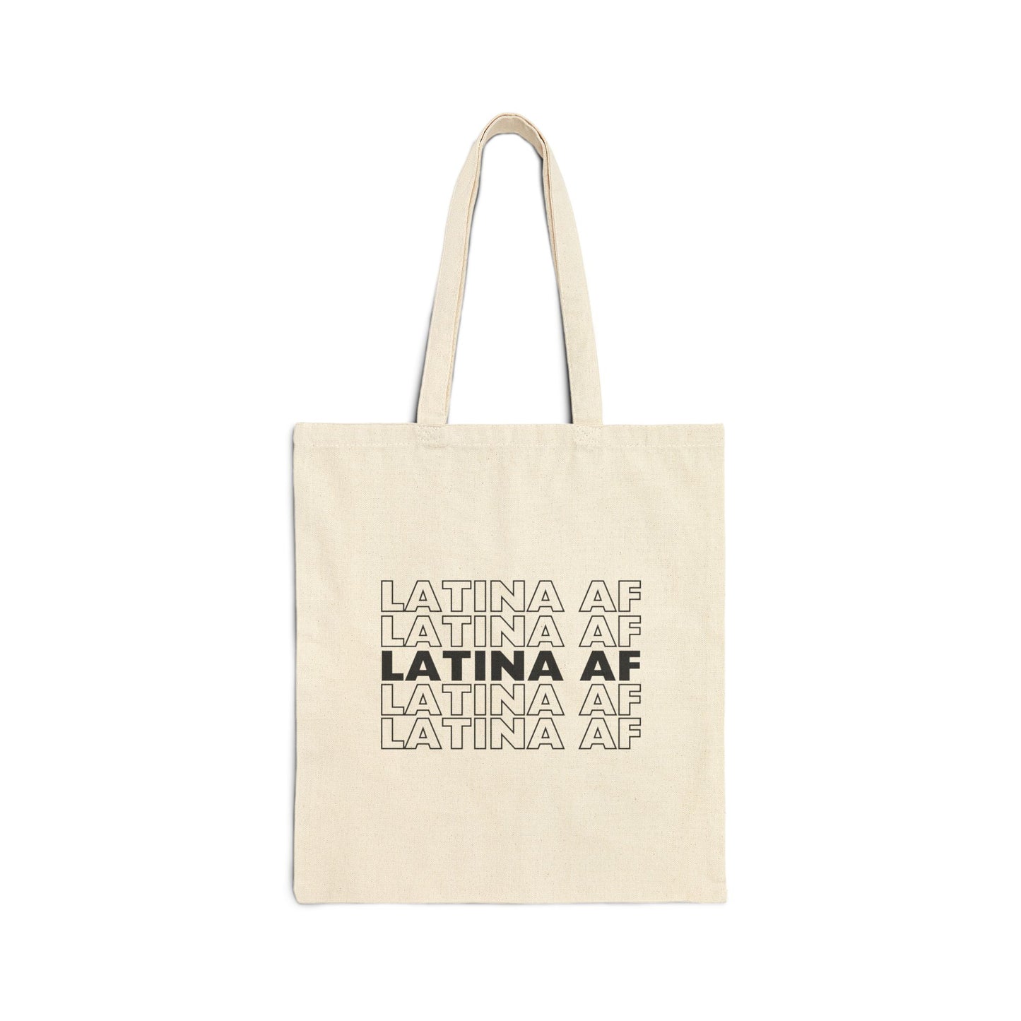 "Latina AF" Canvas Tote Bag