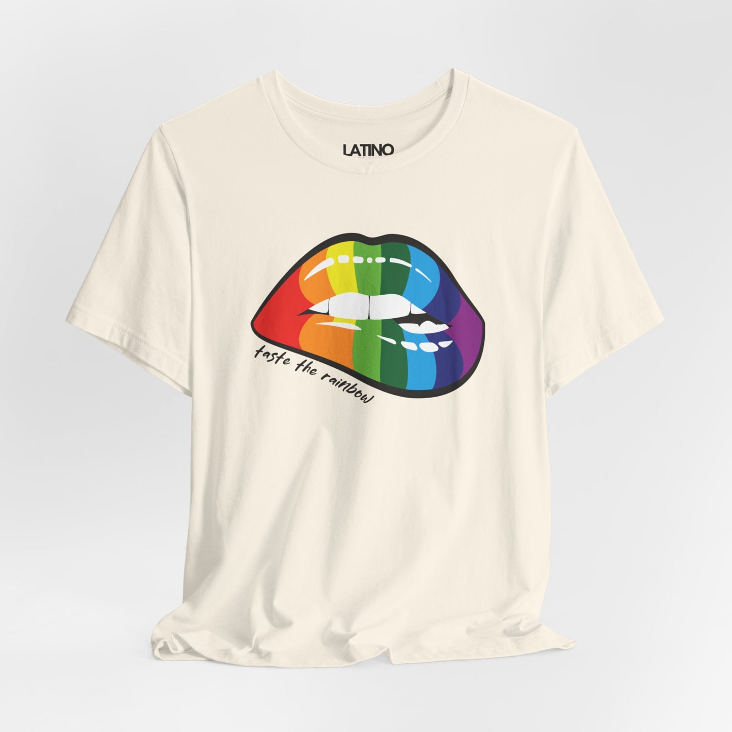 Taste the Rainbow Lips Gay Pride T-Shirt