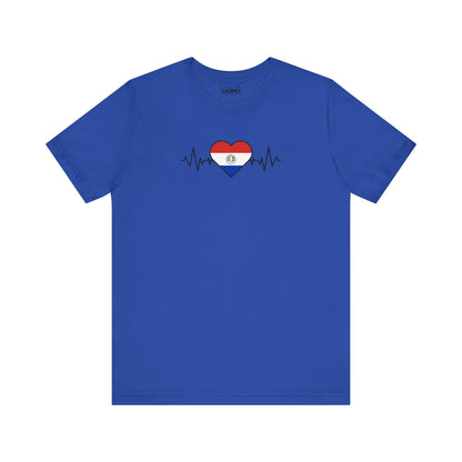 Paraguay Flag with Life-Line T-Shirt