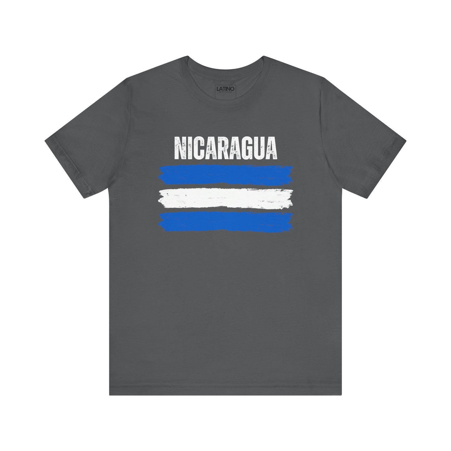 Nicaragua Brushstroke Flag T-Shirt