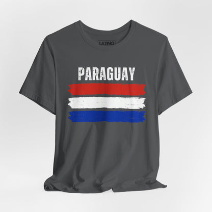 Paraguay Brushstroke Flag T-Shirt