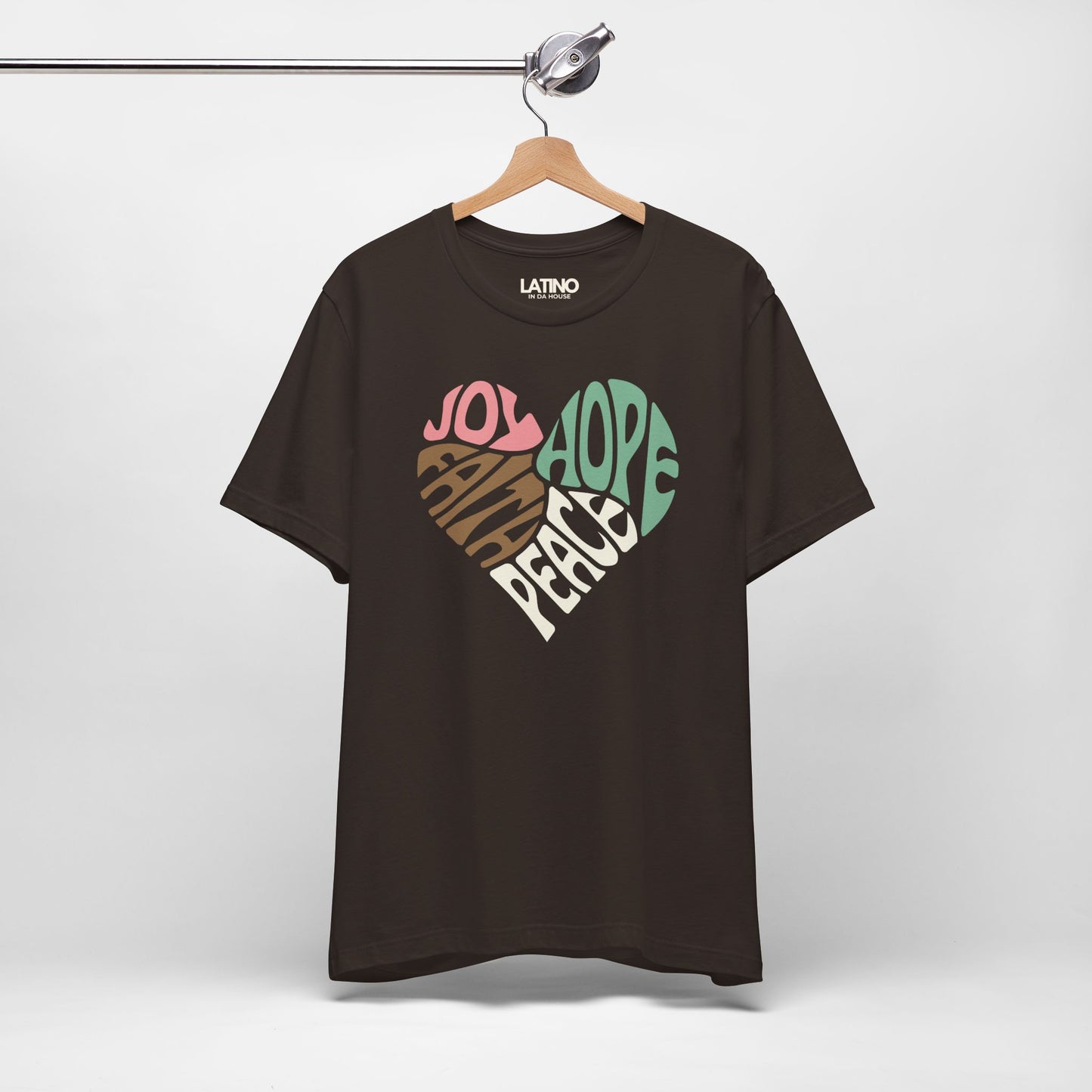 "JOY • FAITH • PEACE • HOPE" Heart T-Shirt