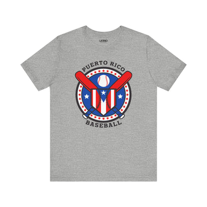 "Puerto Rico Baseball Flag" T-Shirt