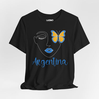 "Butterfly Argentina Face" T-Shirt