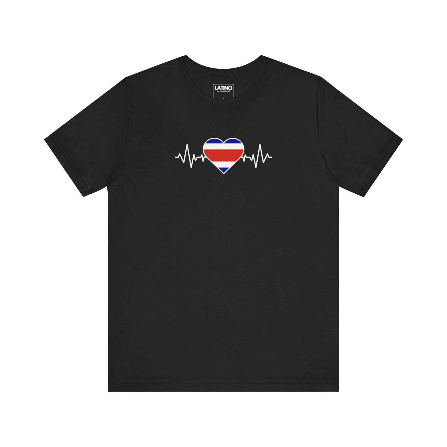 Costa Rica Flag with Life-Line T-Shirt