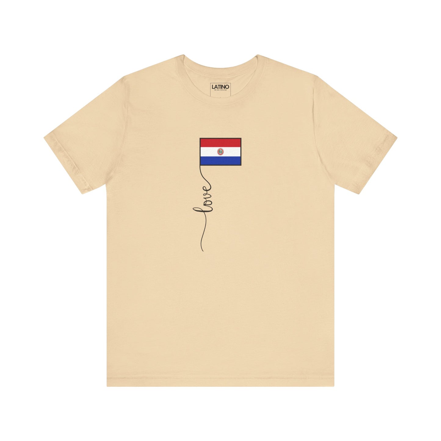 Paraguay Flag Love Script T-Shirt