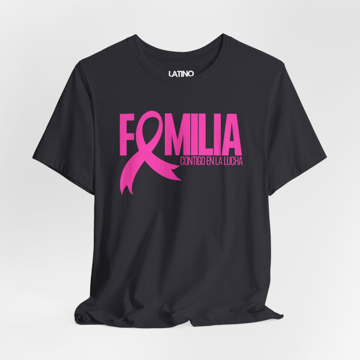 "Familia Contigo en la Lucha" Breast Cancer Awareness T-Shirt