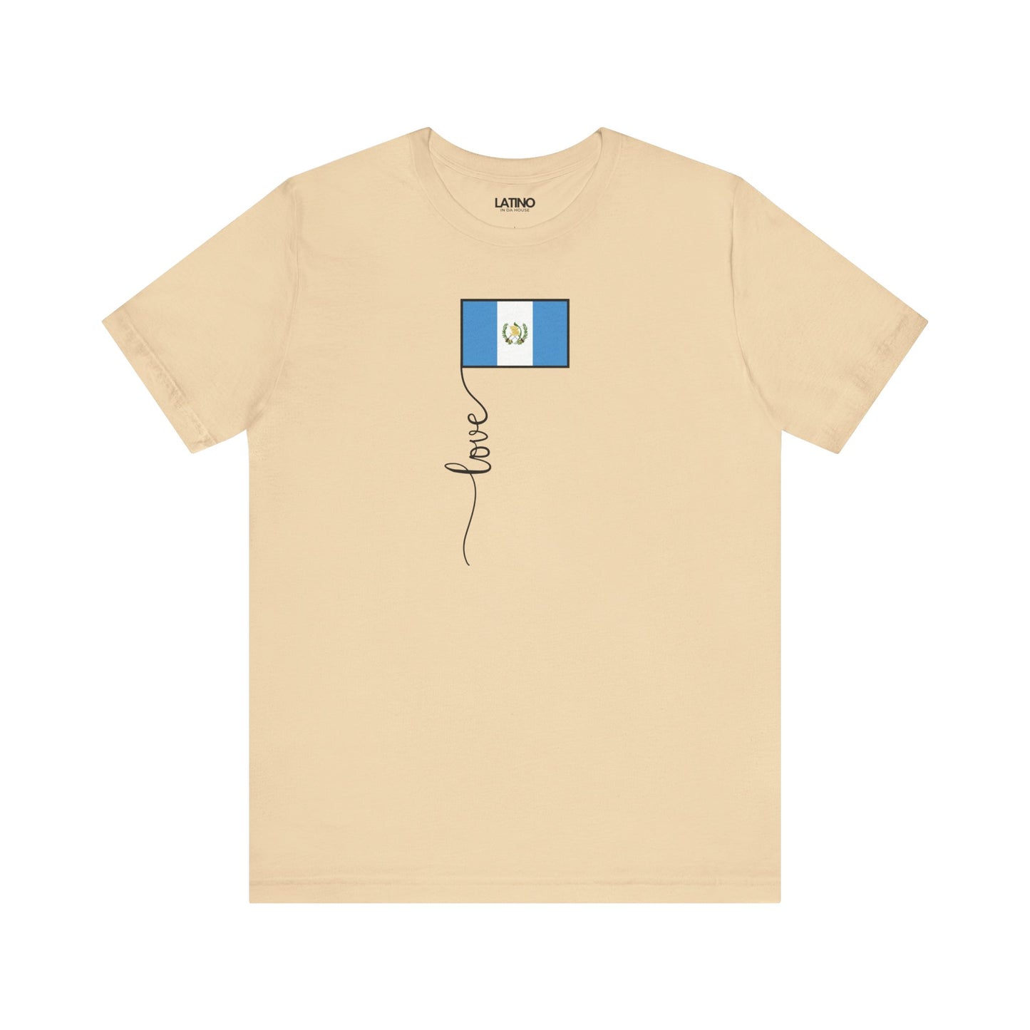 "Guatemala Flag Love Script" T-Shirt