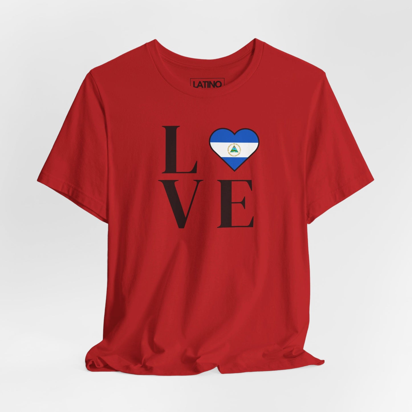 “LOVE” Heart Nicaragua Flag T-Shirt