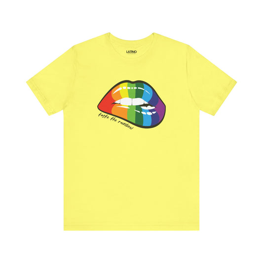 Taste the Rainbow Lips Gay Pride T-Shirt