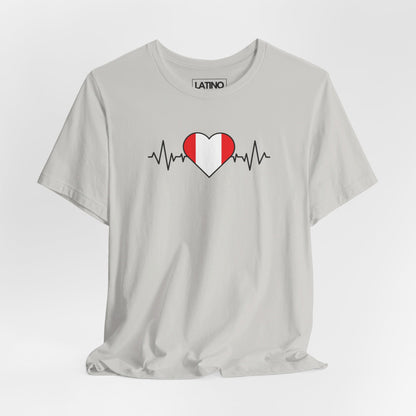 Peru Flag with Life-Line T-Shirt