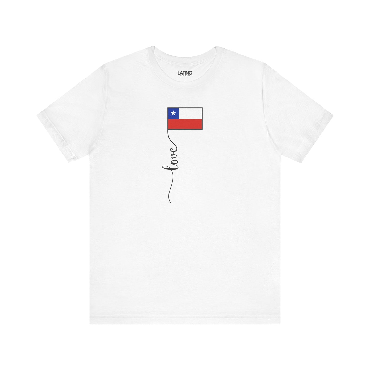 "Chile Flag Love Script" T-Shirt