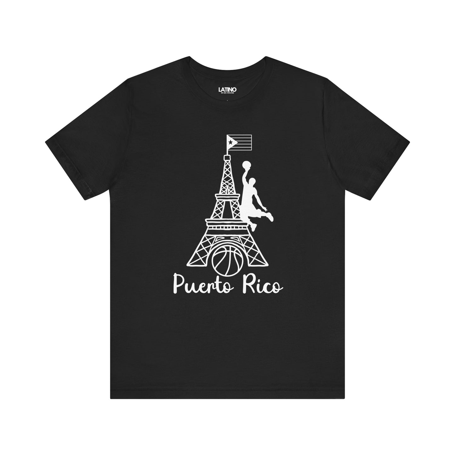 "Puerto Rico Basketball Paris" T-Shirt