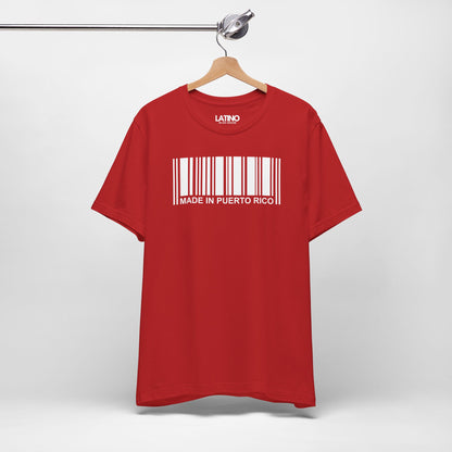"Made in Puerto Rico” Barcode T-Shirt