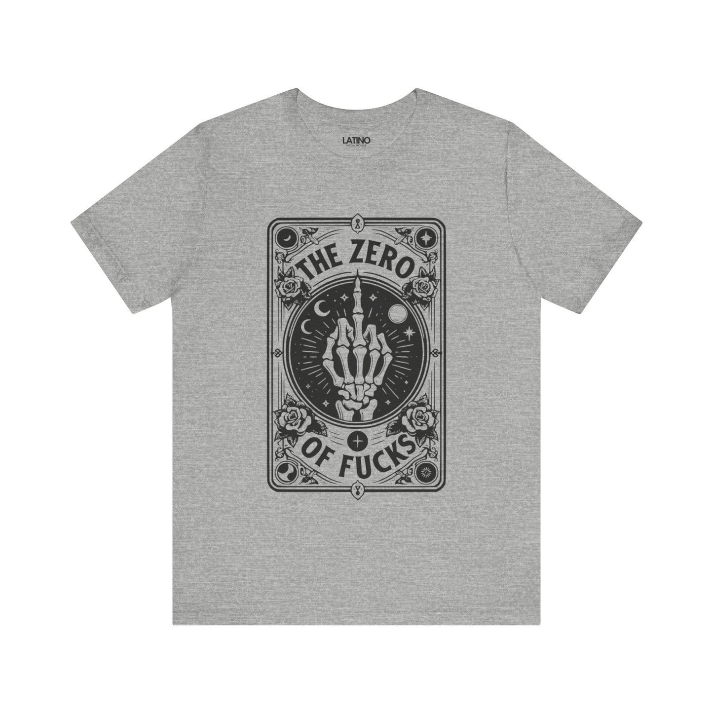 "The Zero of F*cks Tarot Card" T-Shirt